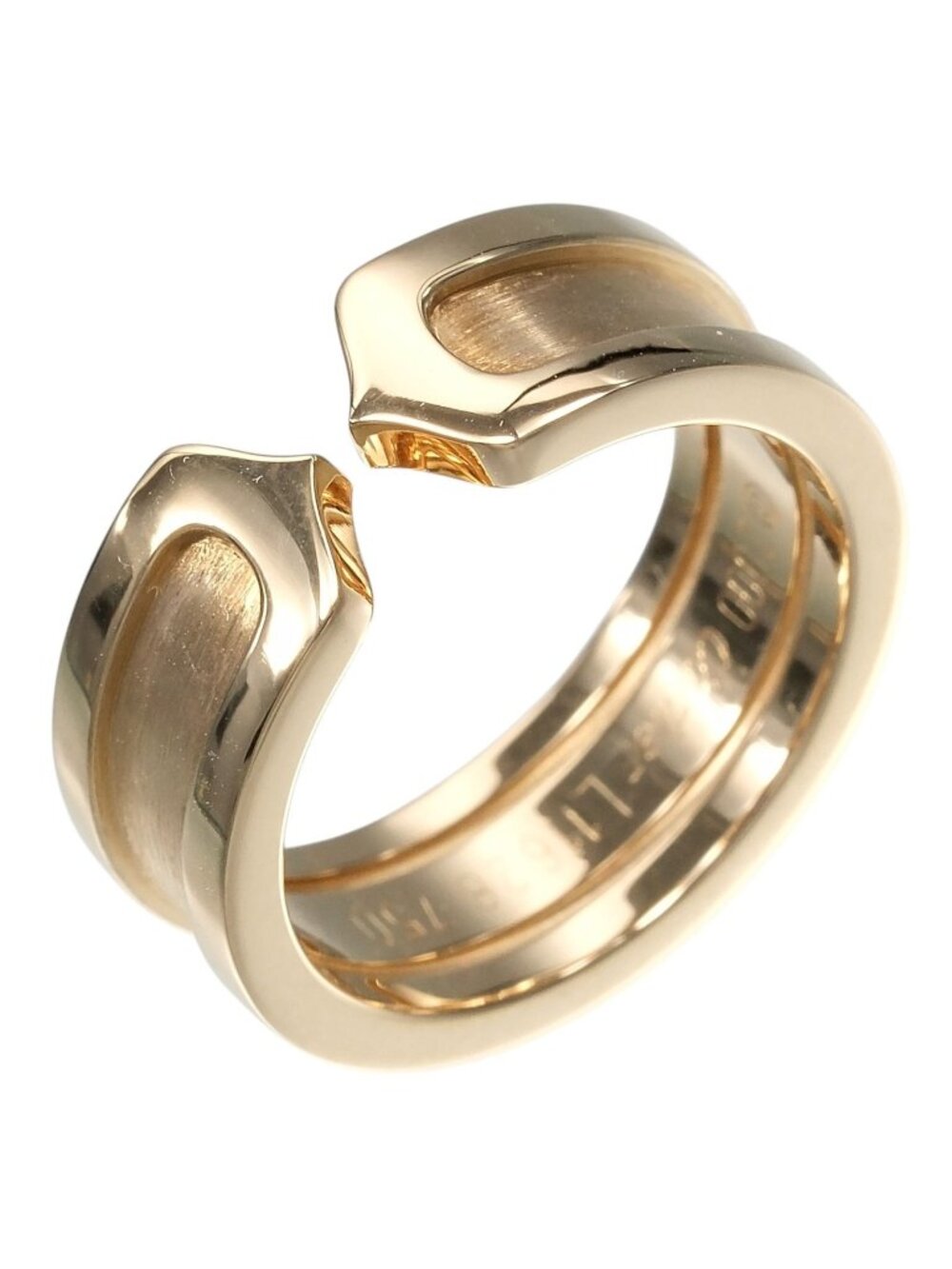 Cartier 2C 18k Yellow Gold Ring